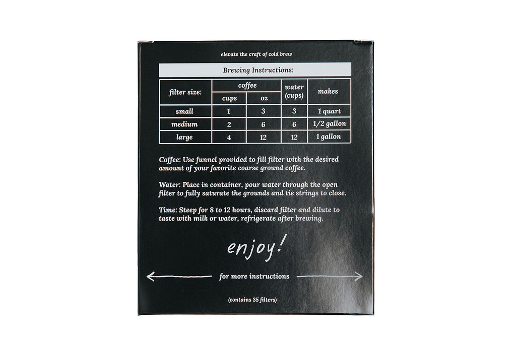 Alto Cold Brew Filter Bags