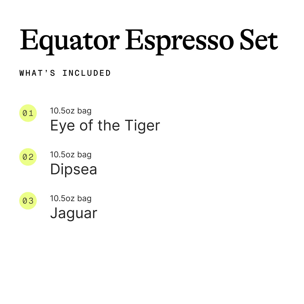 The Espresso Set