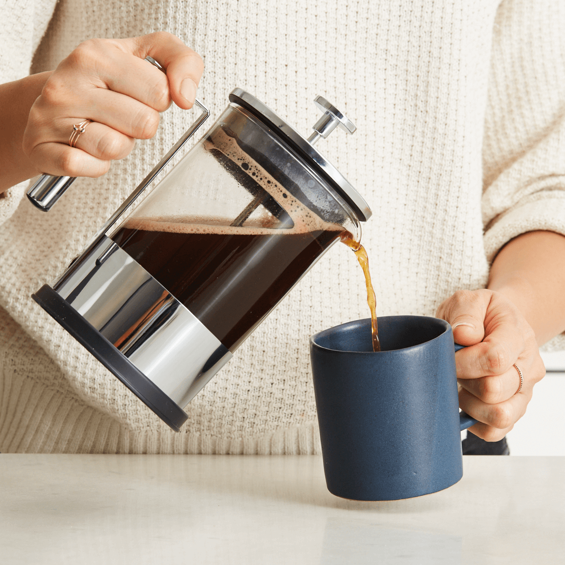 Yama Glass 6-Cup French Press